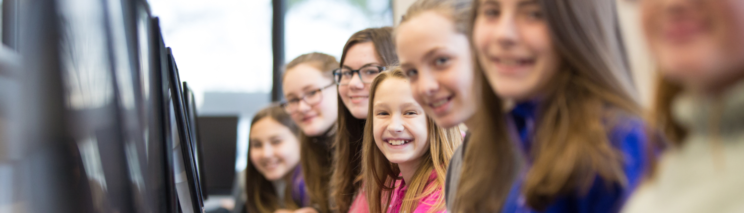 Middle Schoolers in Computer Lab